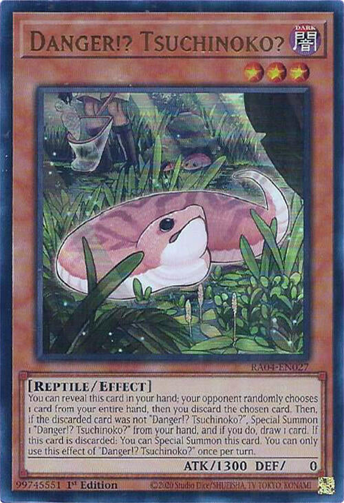 Danger!? Tsuchinoko? [RA04-EN027] Ultra Rare | Fandemonia Ltd