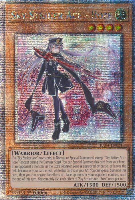 Sky Striker Ace - Roze [RA04-EN031] Quarter Century Secret Rare | Fandemonia Ltd