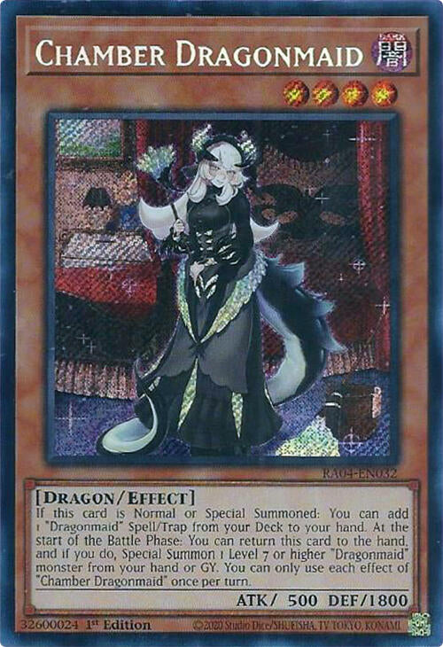 Chamber Dragonmaid [RA04-EN032] Secret Rare | Fandemonia Ltd