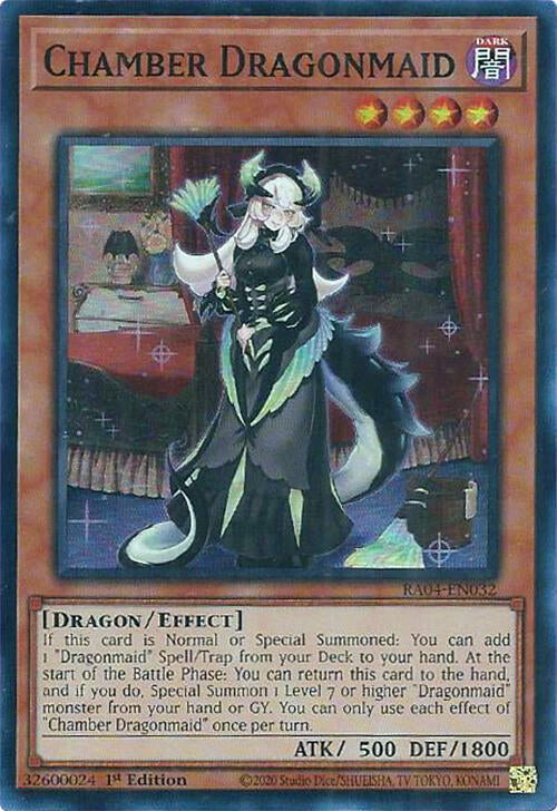 Chamber Dragonmaid [RA04-EN032] Super Rare | Fandemonia Ltd