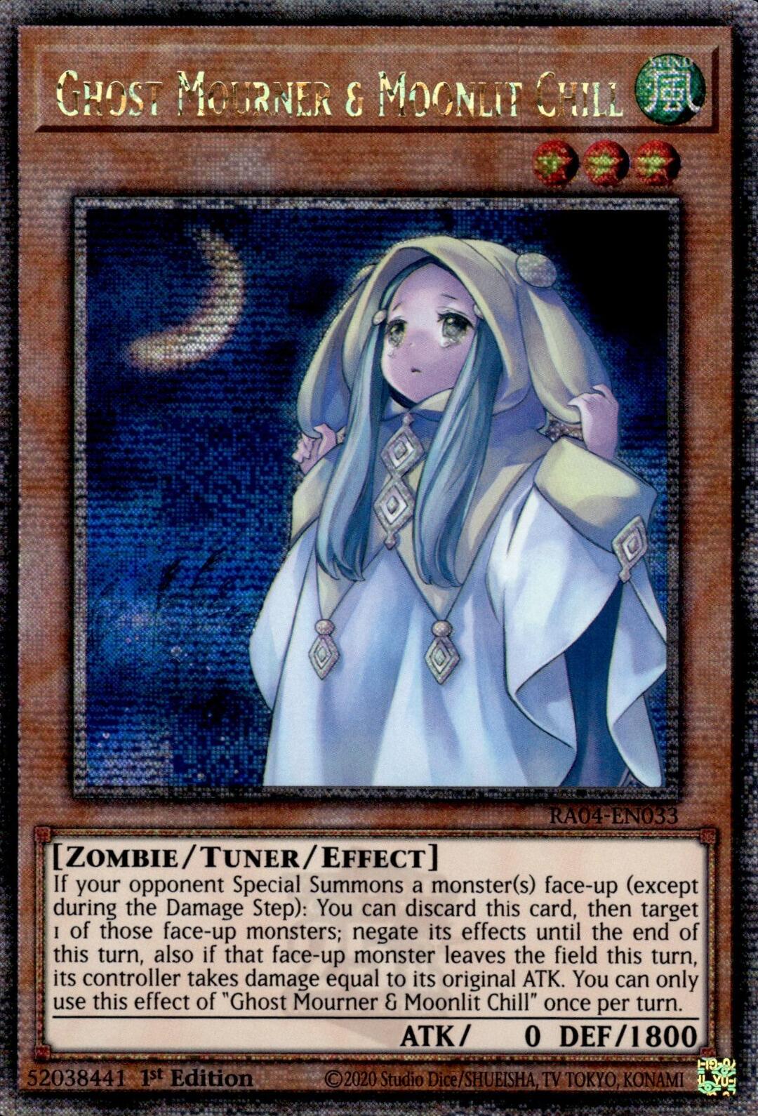 Ghost Mourner & Moonlit Chill [RA04-EN033] Quarter Century Secret Rare | Fandemonia Ltd