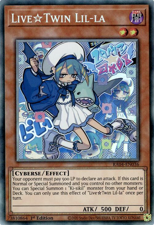 LiveTwin Lil-la [RA04-EN036] Prismatic Collector's Rare | Fandemonia Ltd