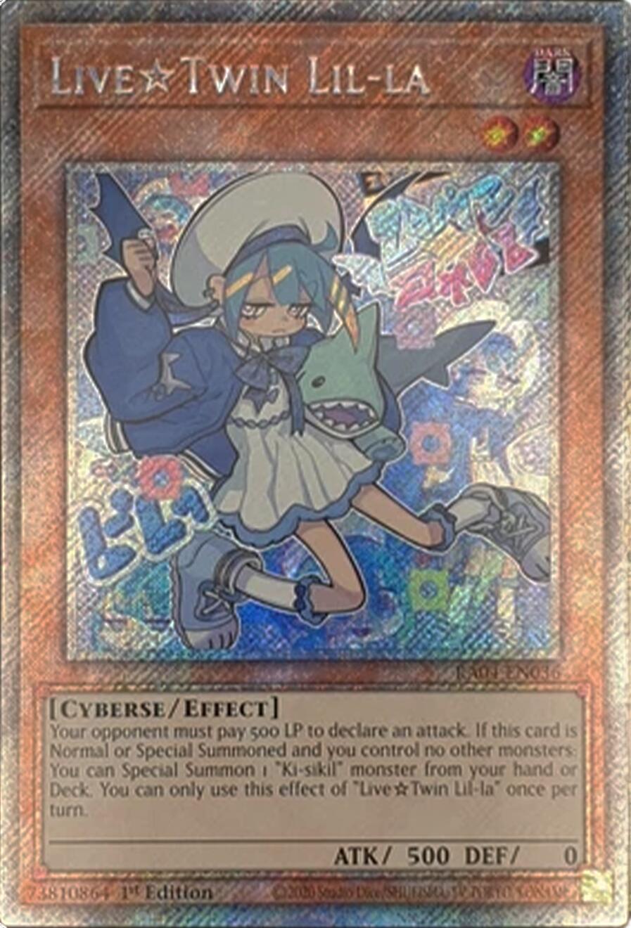 LiveTwin Lil-la [RA04-EN036] Platinum Secret Rare | Fandemonia Ltd