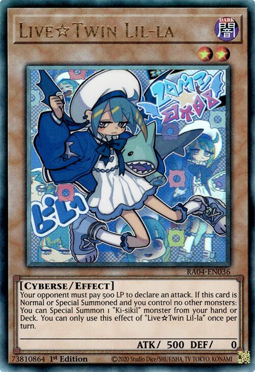 LiveTwin Lil-la [RA04-EN036] Prismatic Ultimate Rare | Fandemonia Ltd