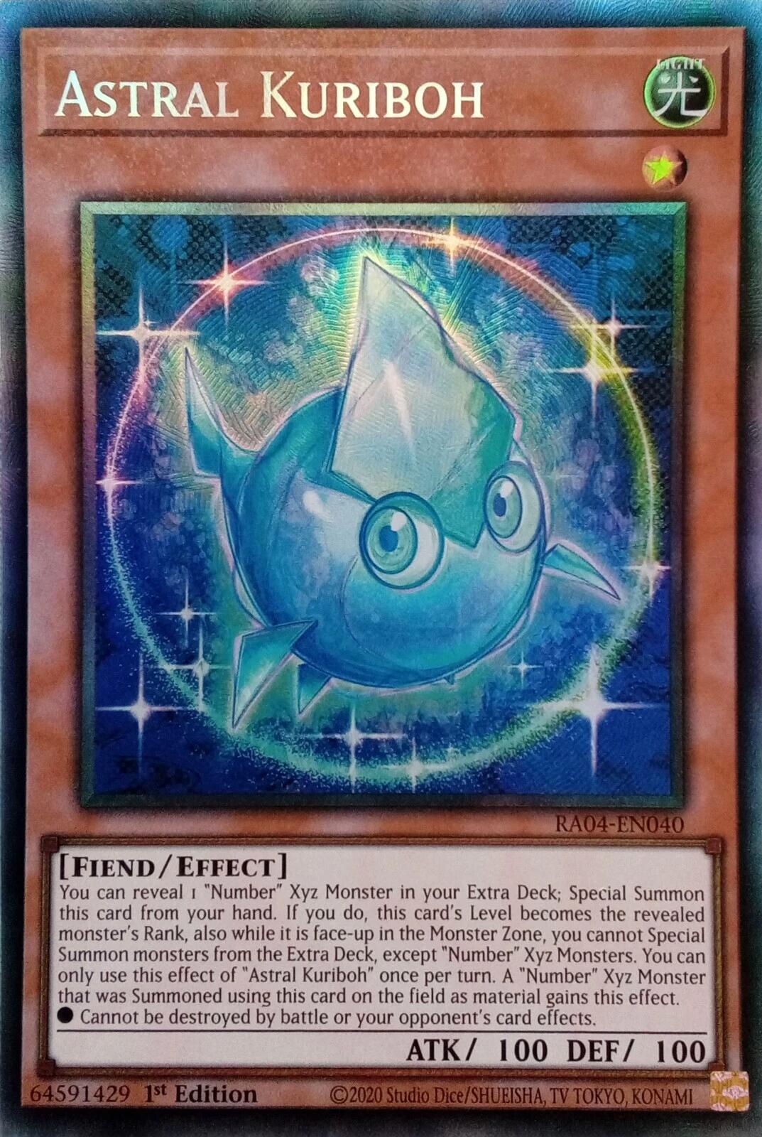Astral Kuriboh [RA04-EN040] Prismatic Collector's Rare | Fandemonia Ltd