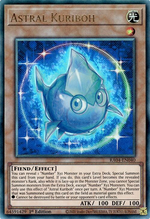 Astral Kuriboh [RA04-EN040] Prismatic Ultimate Rare | Fandemonia Ltd
