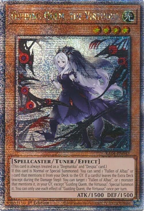 Guiding Quem, the Virtuous [RA04-EN043] Quarter Century Secret Rare | Fandemonia Ltd