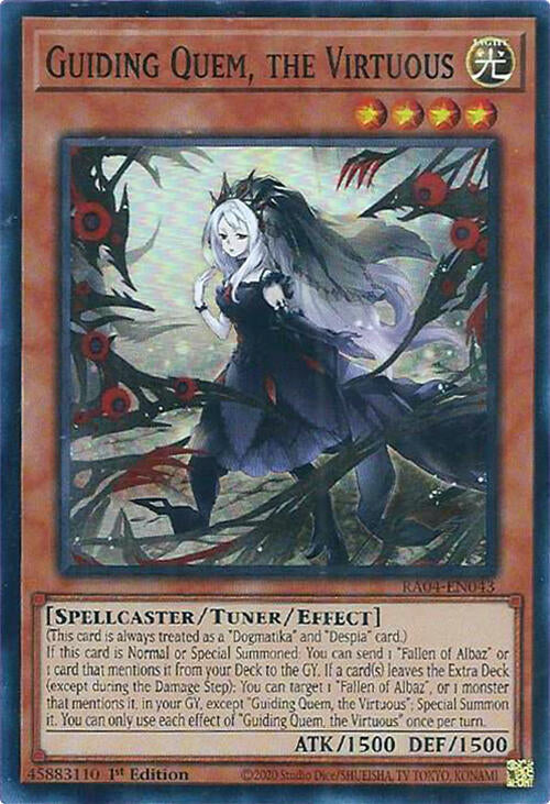 Guiding Quem, the Virtuous [RA04-EN043] Super Rare | Fandemonia Ltd