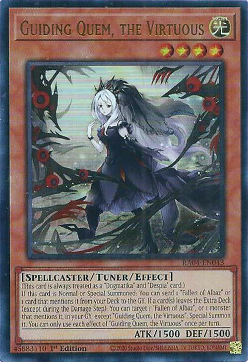 Guiding Quem, the Virtuous [RA04-EN043] Ultra Rare | Fandemonia Ltd