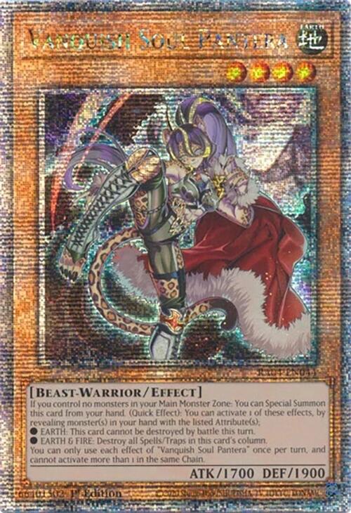 Vanquish Soul Pantera [RA04-EN044] Quarter Century Secret Rare | Fandemonia Ltd