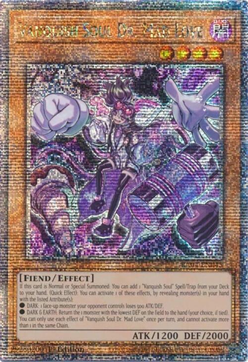Vanquish Soul Dr. Mad Love [RA04-EN045] Quarter Century Secret Rare | Fandemonia Ltd