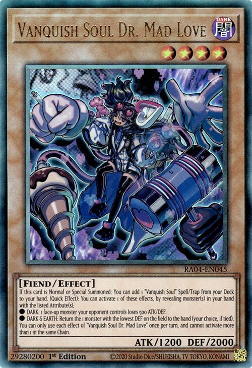 Vanquish Soul Dr. Mad Love [RA04-EN045] Prismatic Ultimate Rare | Fandemonia Ltd