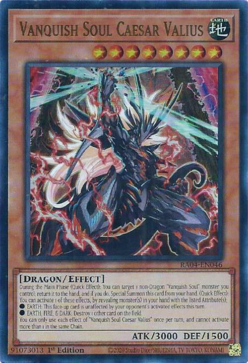 Vanquish Soul Caesar Valius [RA04-EN046] Ultra Rare | Fandemonia Ltd