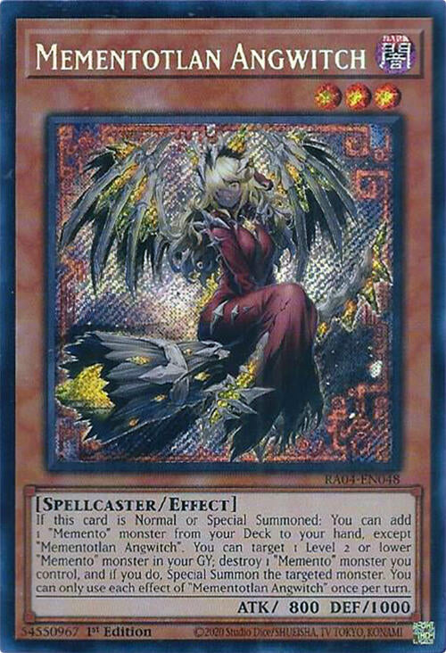 Mementotlan Angwitch [RA04-EN048] Secret Rare | Fandemonia Ltd