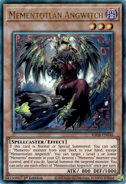 Mementotlan Angwitch [RA04-EN048] Prismatic Ultimate Rare | Fandemonia Ltd