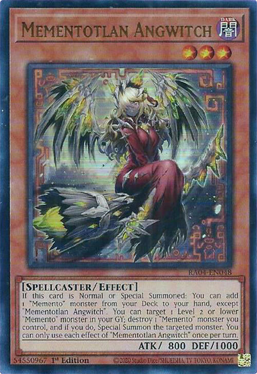 Mementotlan Angwitch [RA04-EN048] Ultra Rare | Fandemonia Ltd