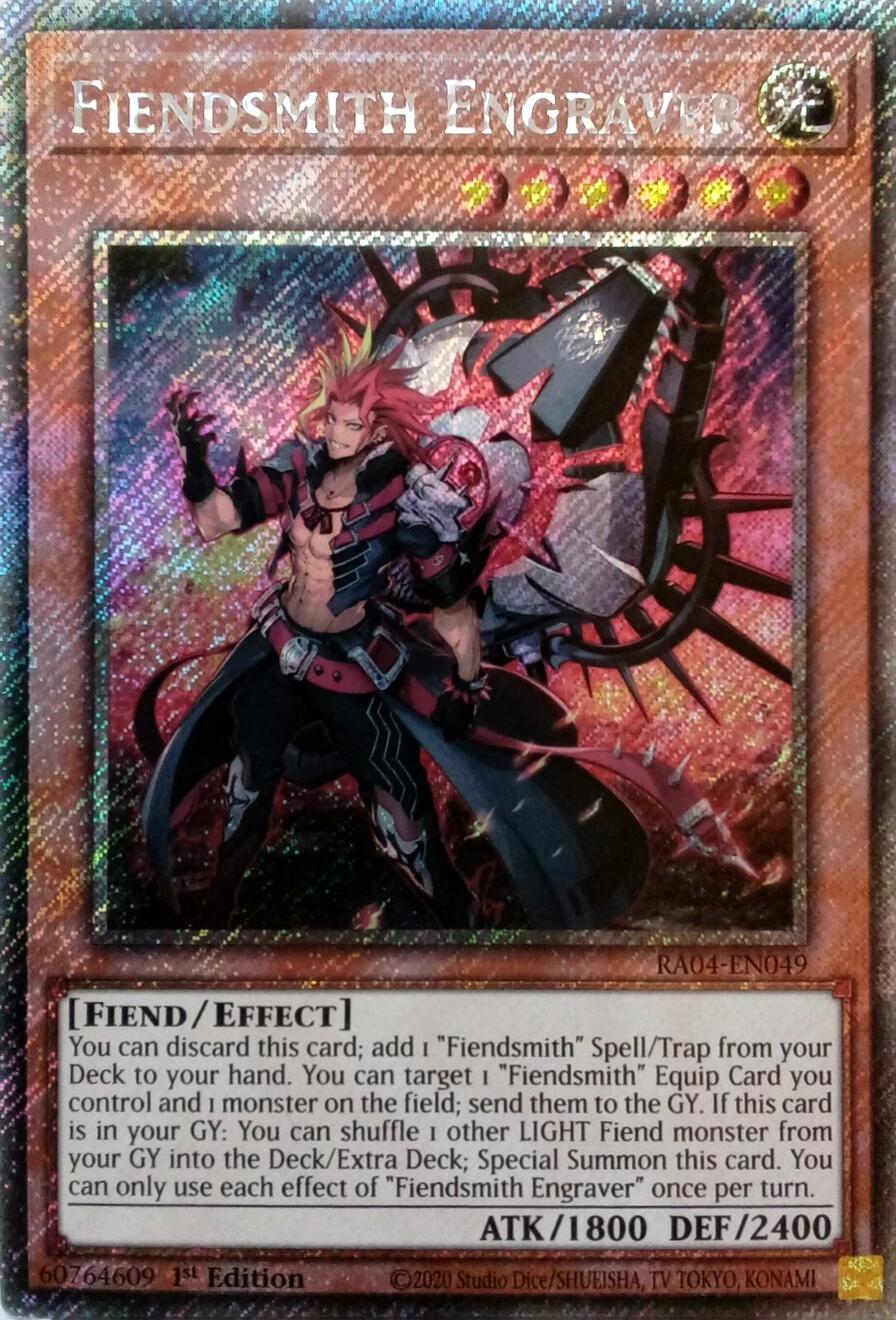 Fiendsmith Engraver [RA04-EN049] Platinum Secret Rare | Fandemonia Ltd