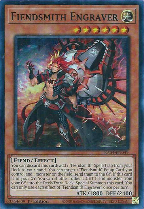 Fiendsmith Engraver [RA04-EN049] Super Rare | Fandemonia Ltd