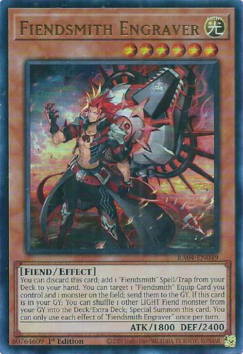 Fiendsmith Engraver [RA04-EN049] Ultra Rare | Fandemonia Ltd