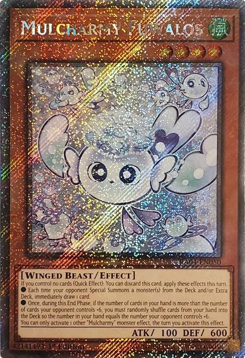 Mulcharmy Fuwalos [RA04-EN050] Platinum Secret Rare | Fandemonia Ltd