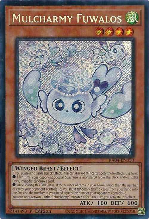 Mulcharmy Fuwalos [RA04-EN050] Secret Rare | Fandemonia Ltd