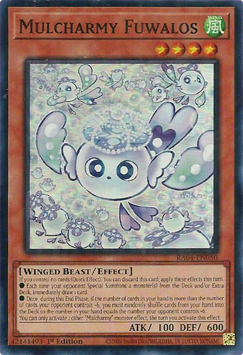 Mulcharmy Fuwalos [RA04-EN050] Super Rare | Fandemonia Ltd