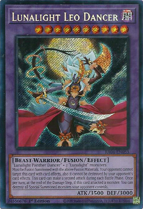 Lunalight Leo Dancer [RA04-EN053] Secret Rare | Fandemonia Ltd