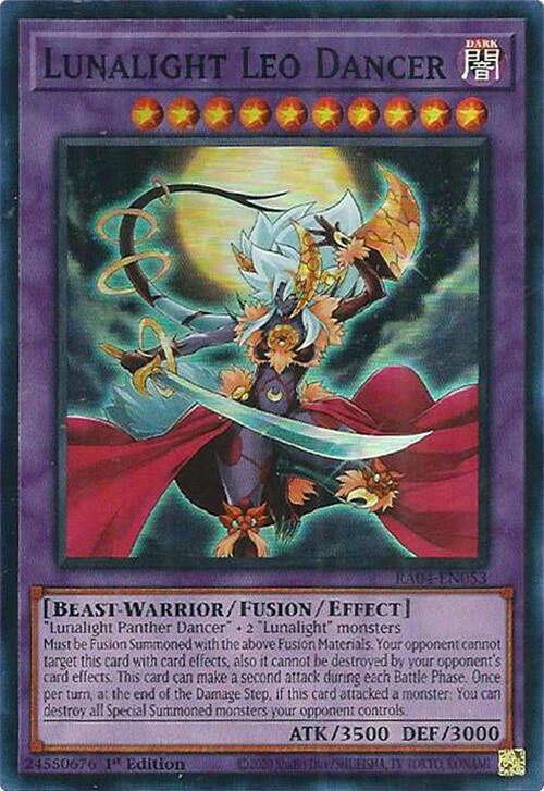 Lunalight Leo Dancer [RA04-EN053] Super Rare | Fandemonia Ltd