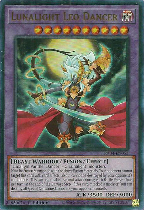 Lunalight Leo Dancer [RA04-EN053] Ultra Rare | Fandemonia Ltd