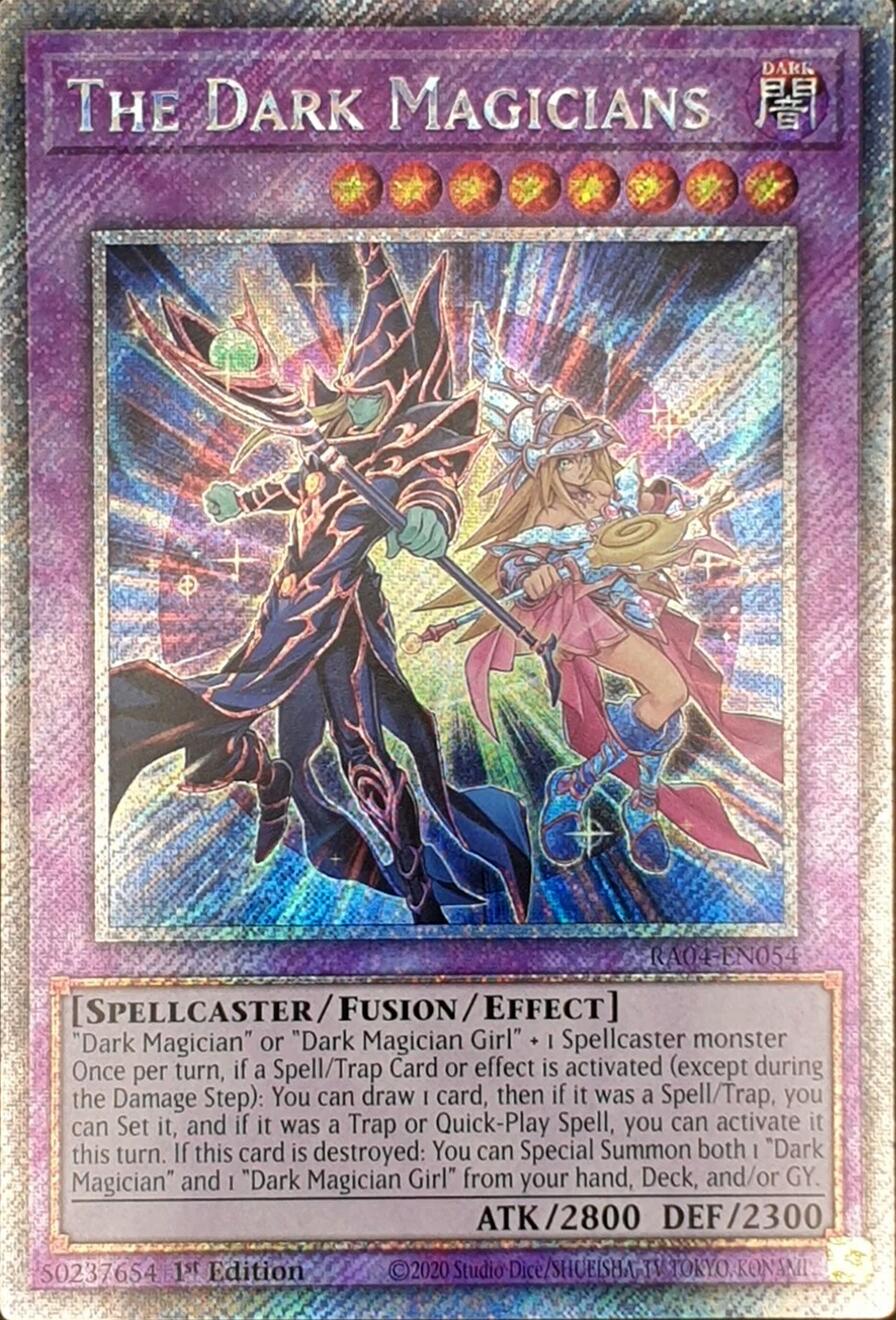 The Dark Magicians [RA04-EN054] Platinum Secret Rare | Fandemonia Ltd