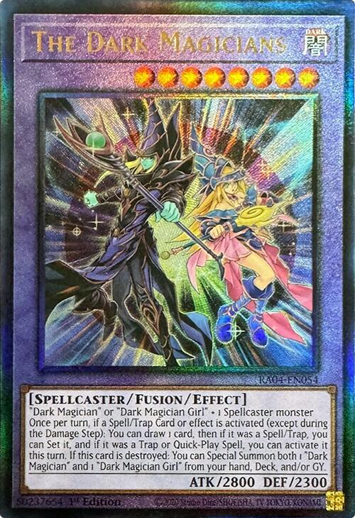 The Dark Magicians [RA04-EN054] Prismatic Ultimate Rare | Fandemonia Ltd