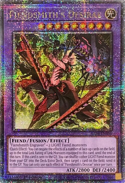 Fiendsmith's Desirae [RA04-EN056] Quarter Century Secret Rare | Fandemonia Ltd