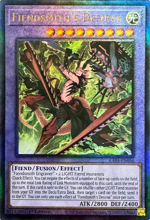 Fiendsmith's Desirae [RA04-EN056] Prismatic Ultimate Rare | Fandemonia Ltd