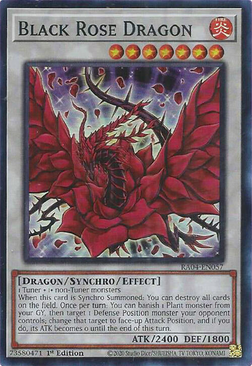 Black Rose Dragon [RA04-EN057] Super Rare | Fandemonia Ltd