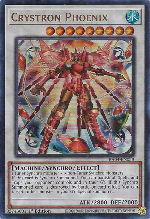 Crystron Phoenix [RA04-EN058] Ultra Rare | Fandemonia Ltd