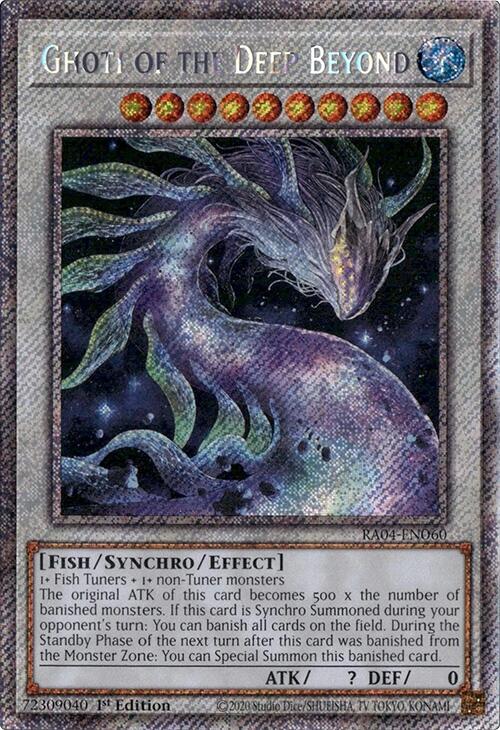 Ghoti of the Deep Beyond [RA04-EN060] Platinum Secret Rare | Fandemonia Ltd