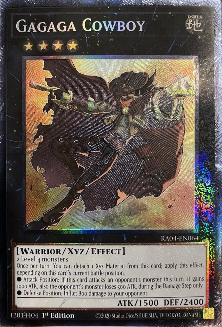 Gagaga Cowboy [RA04-EN064] Prismatic Collector's Rare | Fandemonia Ltd