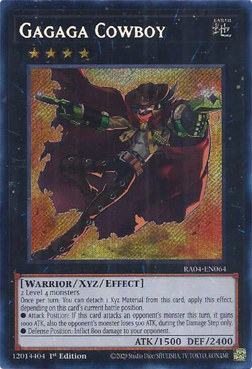 Gagaga Cowboy [RA04-EN064] Secret Rare | Fandemonia Ltd