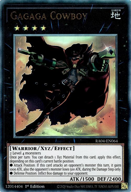 Gagaga Cowboy [RA04-EN064] Prismatic Ultimate Rare | Fandemonia Ltd