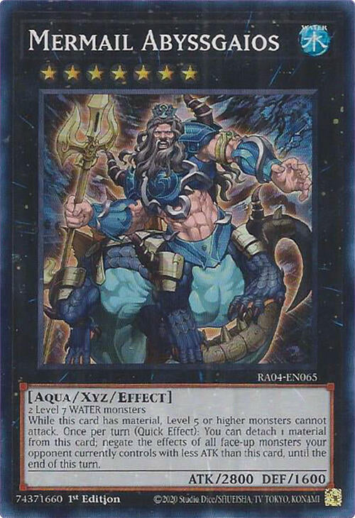 Mermail Abyssgaios [RA04-EN065] Super Rare | Fandemonia Ltd