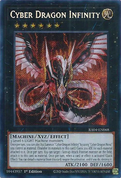Cyber Dragon Infinity [RA04-EN068] Secret Rare | Fandemonia Ltd