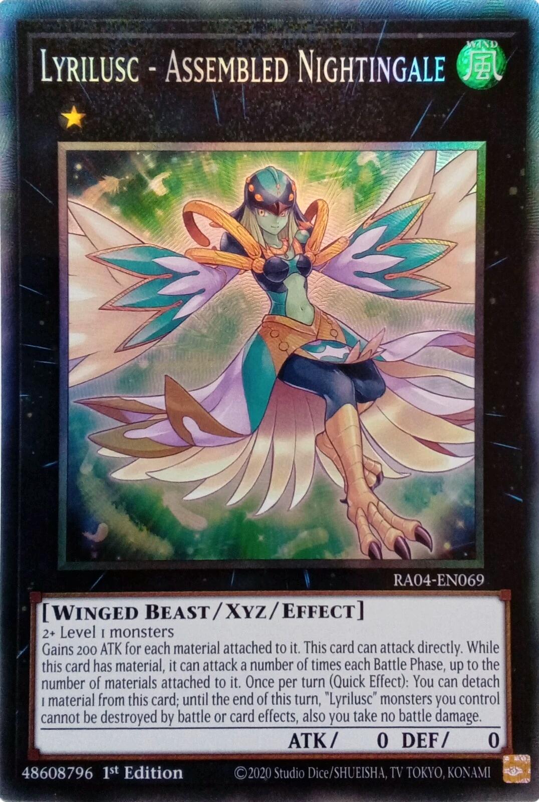 Lyrilusc - Assembled Nightingale [RA04-EN069] Prismatic Collector's Rare | Fandemonia Ltd