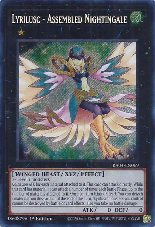 Lyrilusc - Assembled Nightingale [RA04-EN069] Secret Rare | Fandemonia Ltd