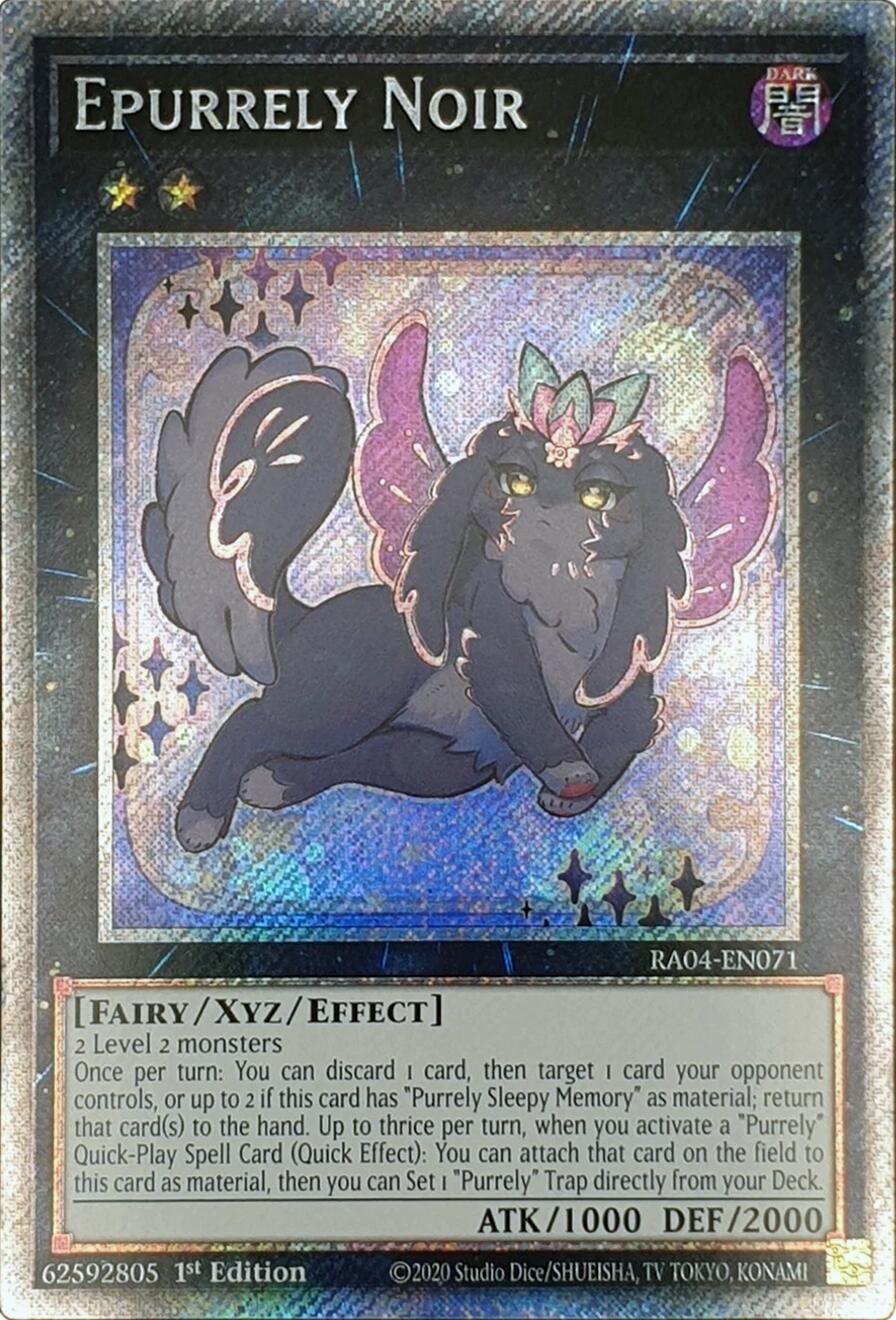 Epurrely Noir [RA04-EN071] Platinum Secret Rare | Fandemonia Ltd