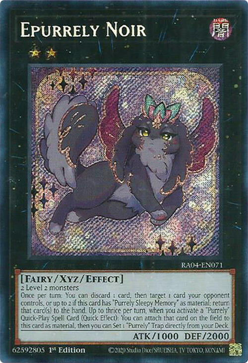 Epurrely Noir [RA04-EN071] Secret Rare | Fandemonia Ltd