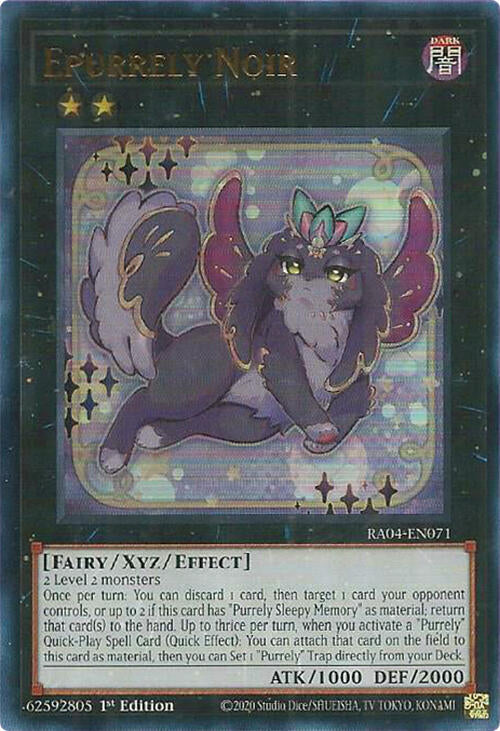Epurrely Noir [RA04-EN071] Ultra Rare | Fandemonia Ltd