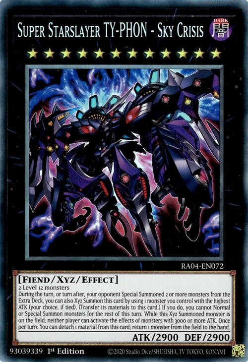 Super Starslayer TY-PHON - Sky Crisis [RA04-EN072] Prismatic Collector's Rare | Fandemonia Ltd