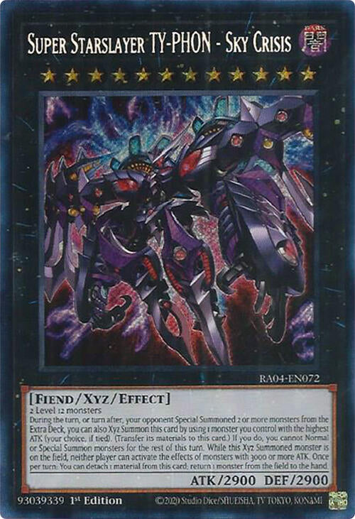 Super Starslayer TY-PHON - Sky Crisis [RA04-EN072] Secret Rare | Fandemonia Ltd