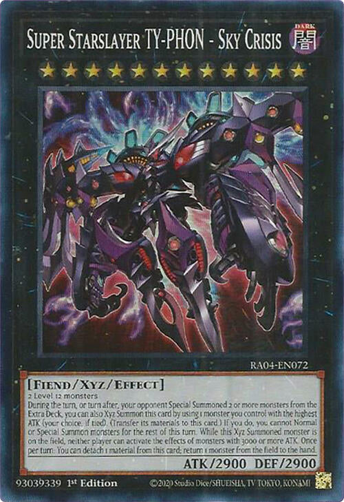 Super Starslayer TY-PHON - Sky Crisis [RA04-EN072] Super Rare | Fandemonia Ltd