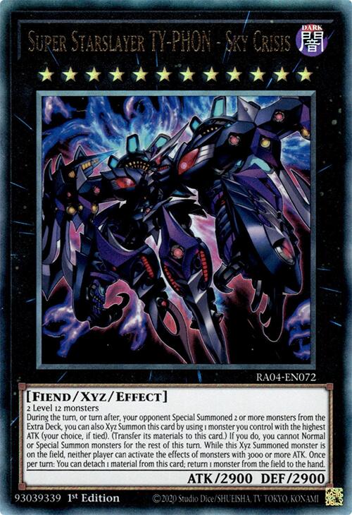 Super Starslayer TY-PHON - Sky Crisis [RA04-EN072] Prismatic Ultimate Rare | Fandemonia Ltd